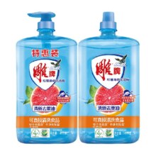 88VIP：雕牌 洗洁精红柚薄荷1.45kg*2