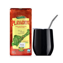 PLAYADITO 买2赠杯 帕拉蒂托马黛茶阿根廷正品原装进口马黛茶专用杯500g包邮