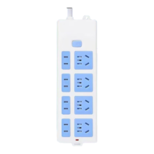 新国标安全插排八位28孔1.5m*2件9.9元（合4.95元/件）