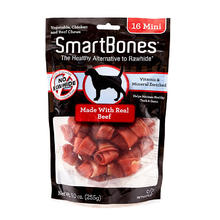 SmartBones 宠物狗狗零食磨牙棒 洁齿骨牛肉味 48支装