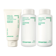 悦诗风吟（Innisfree）绿茶透明质酸水乳套装补锁水保湿舒缓敏感肌七夕情人节礼物送女友