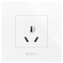 公牛（BULL） 开关面板装饰插座 16A大功率热水器空调用三孔墙壁电源插座G07白14.9元