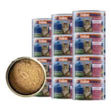 K9 Natural猫主食罐头 鸡肉鹿肉170g*12 宠物全阶段通用猫湿粮