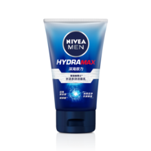 妮维雅（NIVEA）男士【补水保湿】水活畅透洁面泥100g温和清透洗面奶不紧绷护肤品