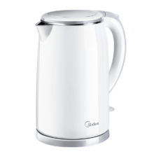 美的（Midea）【政府补贴】电水壶 烧水壶 热水壶304不锈钢防烫暖水壶1.7L大容量家用开水壶智能断电MK-SH17M301