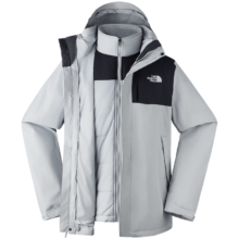 双11狂欢，plus会员：The North Face 北面 三合一冲锋衣男款户外保暖夹棉内胆24秋季上新|8DNC JK3/宇宙黑 XL/180