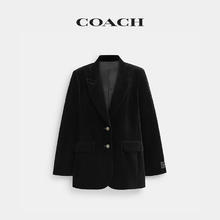 COACH 蔻驰 女士丝绒休闲西装夹克 CU4254800元