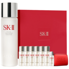 再降价、PLUS会员、双11巅峰：SK-II 神仙水精华液 心动魔方礼盒 230ml赠190ml 共420ml