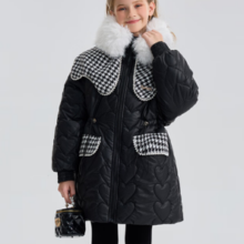 PLUS会员！My Little Pony小马宝莉 女童时尚加厚棉服外套