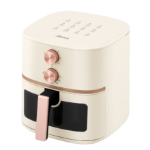 PLUS会员：Midea 美的 MF-KZE5089 空气炸锅 5L