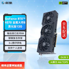 GALAXY 影驰 RTX4070 金属大师B 黑武士 OC G6X