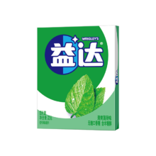 PLUS会员：益达 无糖口香糖薄荷味12片32g/盒