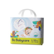 bc babycare尿不湿Air呼吸夏日纸尿裤婴儿宝宝bbc拉拉裤柔软透气小短裤 Air 呼吸拉拉裤XXL码24片