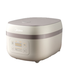 美的（Midea）电饭煲4升电饭锅家用柴火立体IH加热智能电饭煲2.6斤加厚精铁釜内胆一键可拆上盖24小时预约 3-8人 【制定面板操作简单】