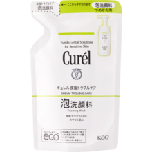 珂润（Curel）控油洁颜泡沫补充装130ml 氨基酸洗面奶 礼物 成毅代言