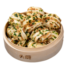 头厨肉香葱花卷 360g*2袋共12只葱油馒头早餐半成品速食手工卷制0添加