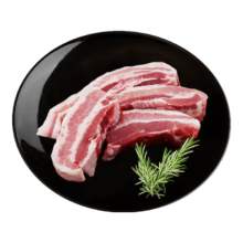 味美牧场 厚切黑猪五花肉1kg*3件