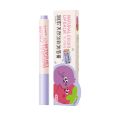 PLUS会员：RUNBEN 润本 儿童口红润唇膏 自然水红 2g 草莓香