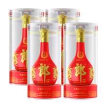 再降价、PLUS：郎酒红花郎15 53度 酱香型 高度白酒 500ml *4 组合装