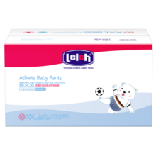 露安适（Lelch）体育之星拉拉裤XXL64片(15kg以上)日用薄护适动 婴儿尿不湿学走裤