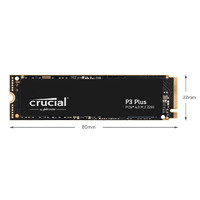 Crucial 英睿达 美光2TB SSD固态硬盘M.2接口(NVMe PCIe4.0*4) PS5拓展P3Plus系列美光颗粒￥635.55 9.5折 比上一次爆料降低 ￥138.5