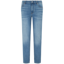 Calvin Klein Jeans秋季男士休闲简约ck贴片舒适微弹洗水合体牛仔裤J323074 1AA-牛仔蓝 32