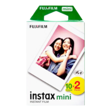 双11狂欢、plus会员：instax 富士 拍立得 白边相纸 20张 盒装*2件