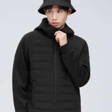 20点、plus会员：波司登 奥莱鹅绒羽绒服男 薄羽连帽保暖外套B30133701