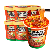 88VIP：满小饱 速食肥汁米线 112.6g×6桶