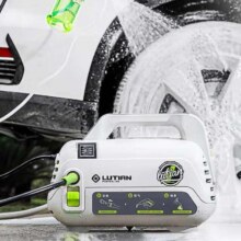 新活动、20点、双11开门红：绿田LUTIAN高压洗车机  220V 1400W 河豚入门款- 6米出水+自吸过滤器