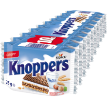 Knoppers 优立享 牛奶榛子巧克力威化饼干 250g*7件