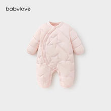 Babylove 婴儿连身衣服 冬季轻薄羽绒服