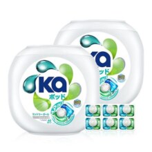 【自营】蓝ka菁华3合1洗衣凝珠16g*40粒*2盒抑菌除臭留香(80粒装)
