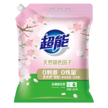 plus：超能 多彩芸柔洗衣粉2.88kg 含天然皂粒24.91元（需领券）