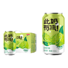 plus会员:金河 青柠/荔枝蜜桃风味奶啤   310ml*12罐 *7件
