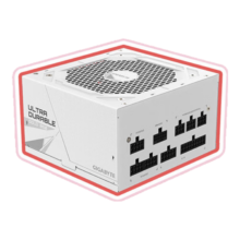 双11狂欢、限地区：技嘉（GIGABYTE）雪鹰 白色限定 额定850W金牌认证全模组电源
