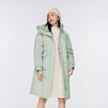 30日20点：波司登 女款 中长款连帽羽绒服