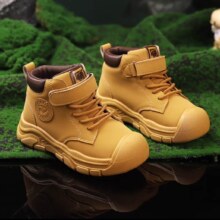 史努比（SNOOPY）秋季新款包头魔术贴马丁靴