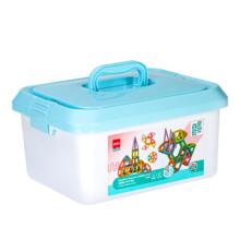 得力（deli）彩窗磁力片118件儿童玩具积木拼插磁力积木拼图礼物