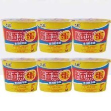 需首单、PLUS：思圆 粉面菜蛋 金汤肥牛口味180g*6桶粉