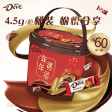 临期品、PLUS会员：Dove 德芙 巧克力礼盒装 60颗