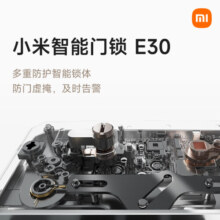 小米智能门锁 E30 指纹锁密码锁入户门家用防盗门锁 NFC电子锁C级锁芯 小米智能门锁 E30