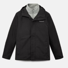 PLUS会员：Timberland 添柏岚 方男装防水三合一冲锋衣24秋冬户外抓绒|A41S1