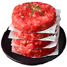 plus会员:BRIME CUT进口原切纯肉和牛牛肉饼1.2kg/12片*4件
