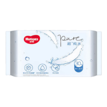 双11狂欢、PLUS会员：HUGGIES 好奇 超·纯水系列 婴儿湿巾 30抽*2件