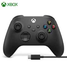 微软 Xbox无线游戏手柄 磨砂黑+USB-C线299元