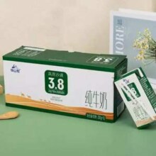 华山牧  3.8g蛋白 高原沙漠纯牛奶 200g*10盒