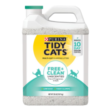 泰迪 TIDY CATS 无香除臭结团猫砂20磅9.07kg 美国进口膨润土猫沙