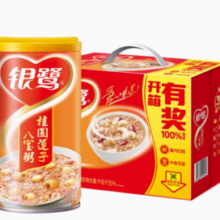 88VIP！银鹭 桂圆莲子八宝粥360g*12罐
