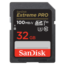 闪迪（SanDisk）32GB SD内存卡 4K V30 U3 C10 相机存储卡 读速100MB/s 写速90MB/s 微单/单反相机内存卡69.9元 (月销1w+)